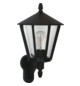 Wandanbauleuchte 57W HV sw IP44 E27 Ø260x450mm