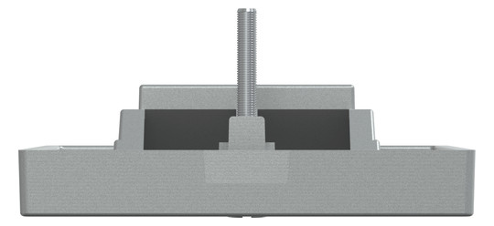 Zentralplatte UAE/IAE 2f System M alu Schraubbef
