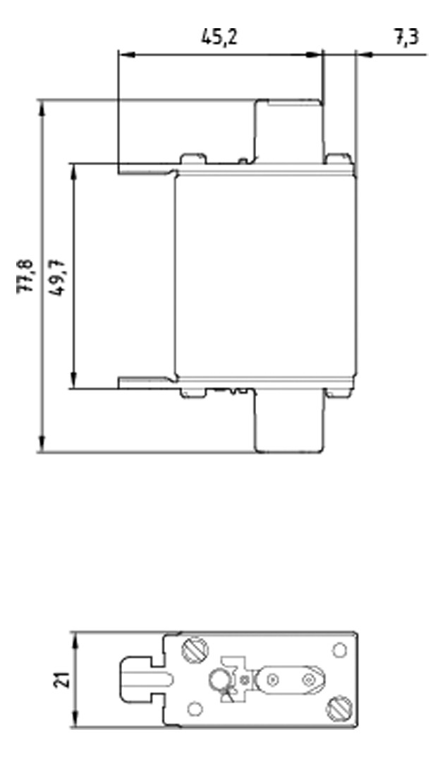 NH-Sicherungseinsatz 35A NH000 500VAC gG Stirnk