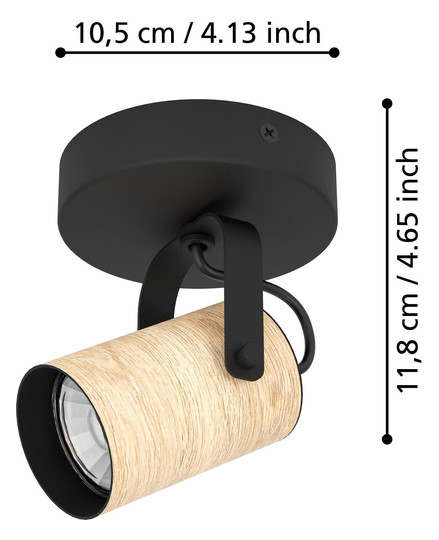 EGLO Wand-/Deckenleuchte/1 GU10   900436 
