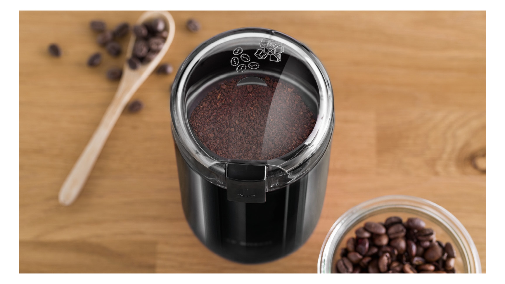 Kaffeemühle 75g sw Schlagmess