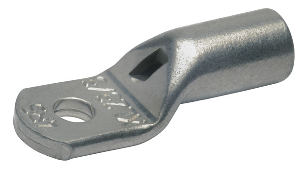 Rohrkabelschuh 35qmm M12 180° (horiz) Cu Kl.2 Ring verzinnt Mit Sichtloch