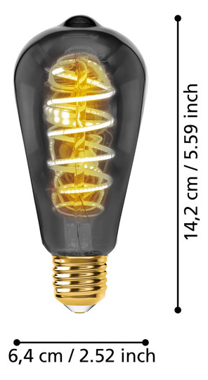 EGLO Leuchtmittel E27-LED ST64 4W 110088 