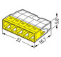 Steckklemme 5f 450V 24A Serie 2273 0,5-2,5qmm f.Massivleiter