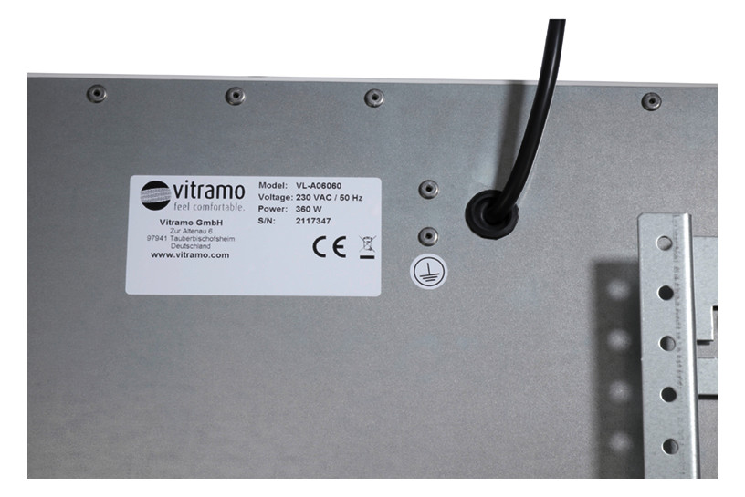 Infrarot-Strahlungspaneel 540W 105°C Aufb IR-C IP44 900x600x21mm