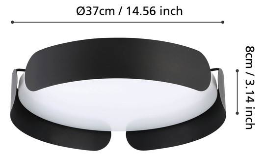 EGLO Wand und Deckenleuchte        99621 