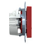Steckdose 1f rubrt glz System M UP m.BS IP20 rubinrot