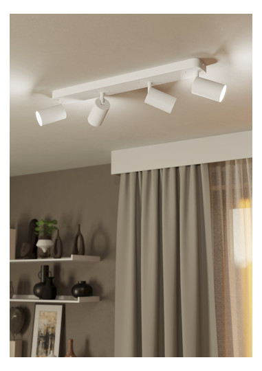 EGLO Balkenspot/4 GU10 Weiss      900339 