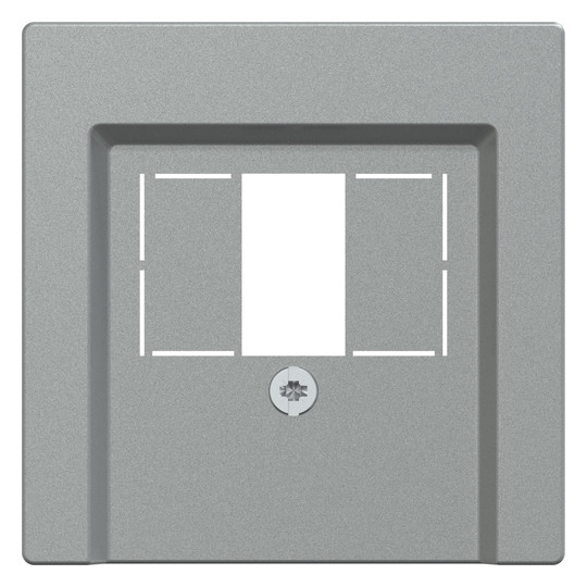 Zentralplatte TAE 2f System M alu Schraubbef