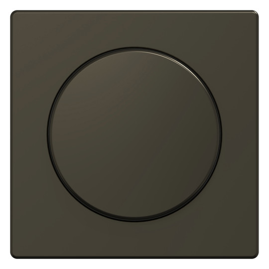 Drehknopf Symbol Dimmer System Design mokka glz