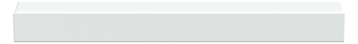 Rahmen 4f akws glz M-Pure Kst f.GEB-K aktivweiß Unterputzmontage Thermopl