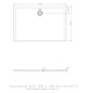 Hoesch Mineralguss-Duschwanne Muna 150 x 100 x 3 cm, Telegrau, Solique