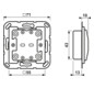 Tastsensor KNX AS/A UP 2f 4pkt Mit Busankopplung