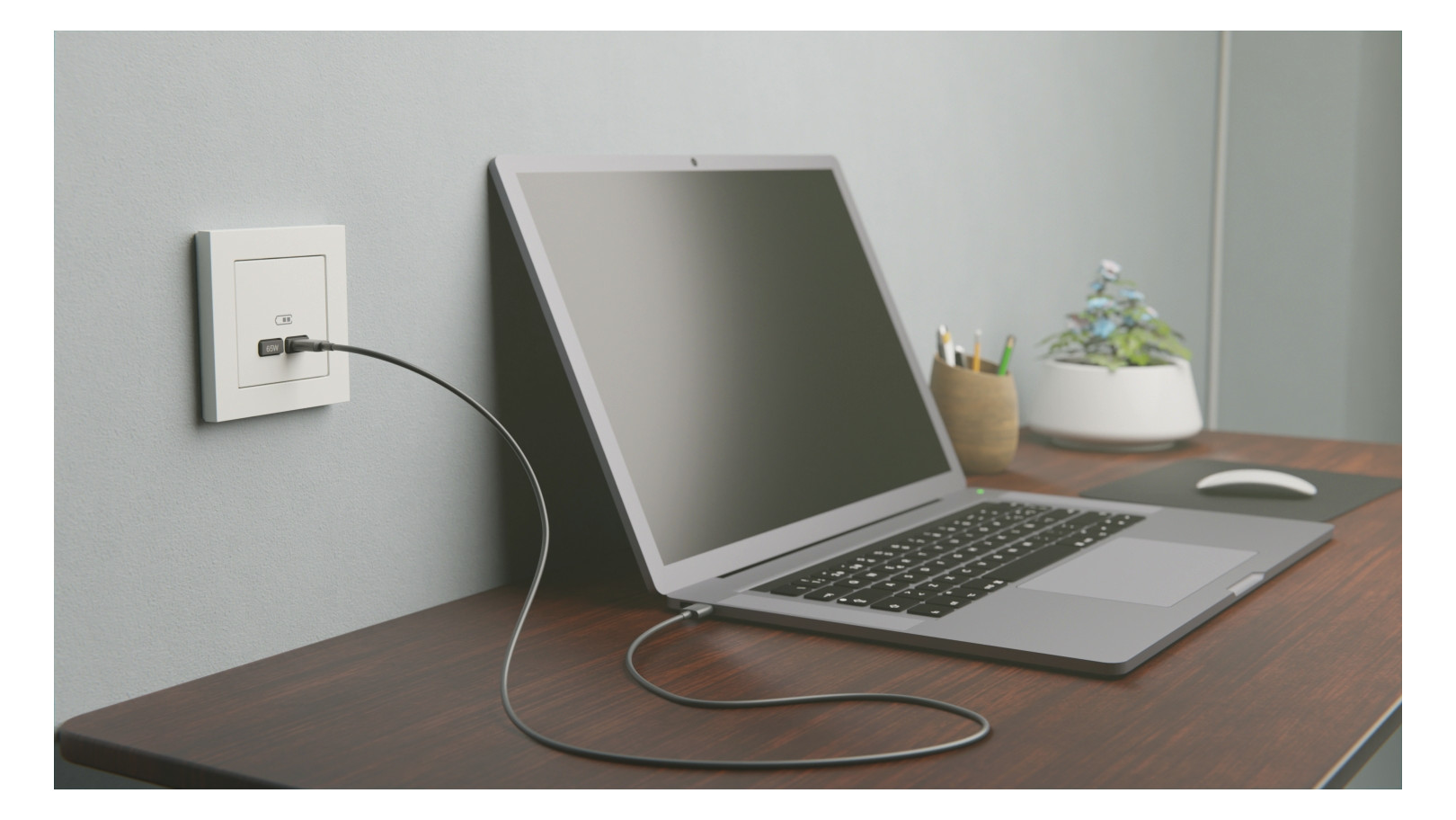 Rahmen 1f akws glz M-SMART Kst f.GEB-K aktivweiß Unterputzmontage Thermopl