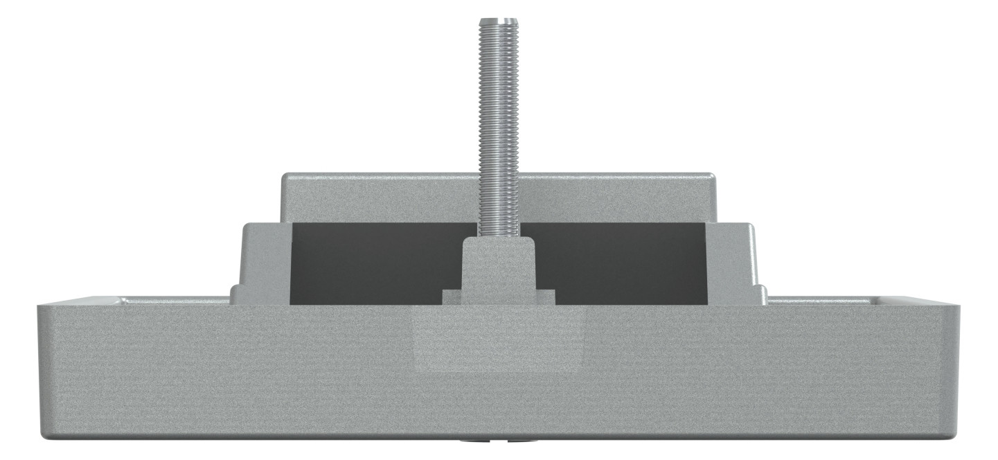 Zentralplatte UAE/IAE 2f System M alu Schraubbef