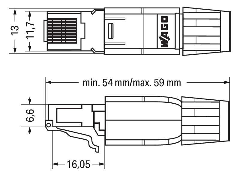 Stecker PROFINET RJ45