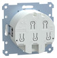 Fi-Steckdose 1f akws glz System M UP m.BS IP20 aktivweiß