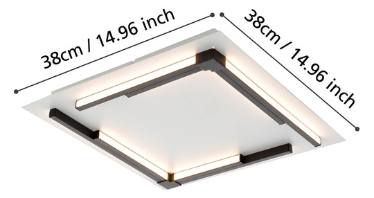 EGLO LED-Deckenleuchte 380x380    900329 