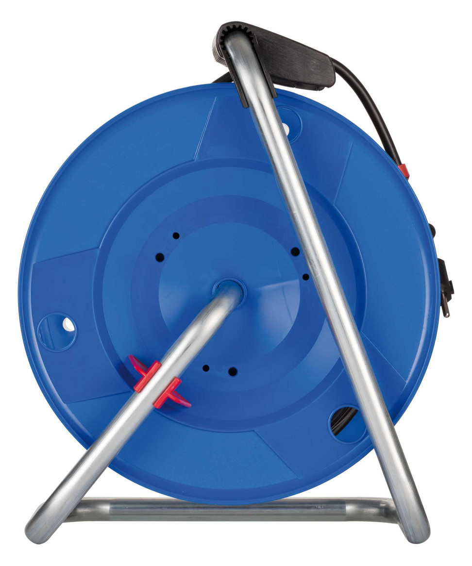 Kabeltrommel Kst 50m H05VV-F 3x1,5mm IP20 4xSteckdosen m.Tragerahmen
