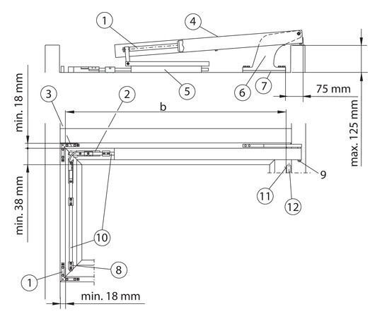 RWA 105 NT SYNCRO HUB 150 weiß    153664 