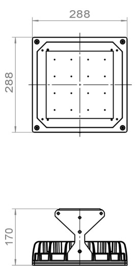 Pracht QUADRONIUS LED Strahler  86340101 