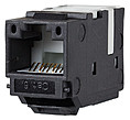Modular-Buchse Cat6A RJ45 26-22AWG Litze Feldkonf massiv f.Rundkabel sw