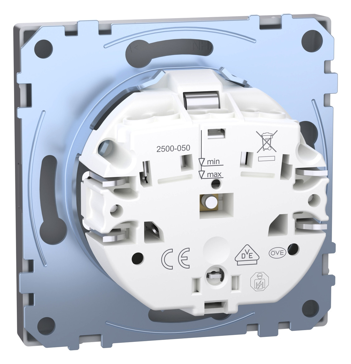 Steckdose 1f edst glz System Design UP IP20