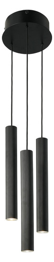 LED-Pendelleuchte 3x5W Vico sw GU10 sym IP20 3LEDs LED austauschbar Ø220mm