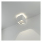 LED-Anbaustrahler 12,5W QUBIC 3000K 1LED 1130lm Konv Alu IP20 ws mt 100x100x111mm