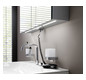 EMCO Aufputz-Lichtspiegelschrank pure 2 Design 800x711mm, LED, mit Lichtsegel, 2-türig, Aluminium