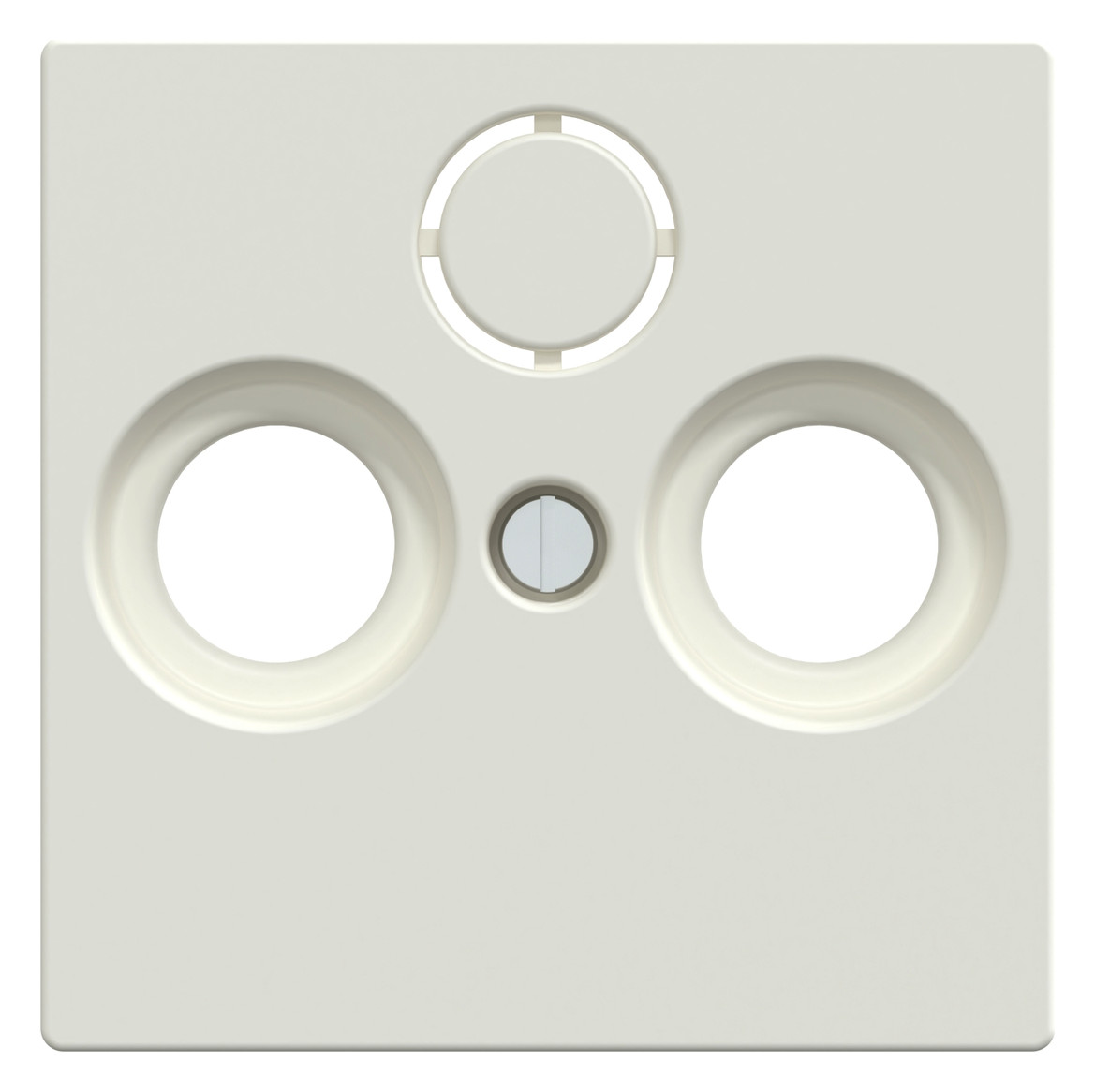 Zentralplatte Sat/TV/Radi System M polws 3f Schraubbef