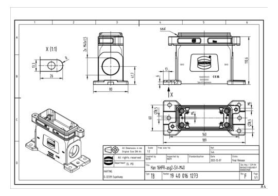 HART Han 16HPR-asg2-SV-M40   19400161273 