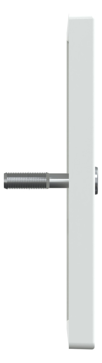 Zentralplatte Sat/TV/Radi System M akws Schraubbef 4f aktivweiß