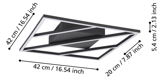 EGLO LED-CCT Deckenleuchte        900596 