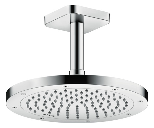hansgrohe Deckenanschluss softsquare Axor 100 mm, chrom, eckig