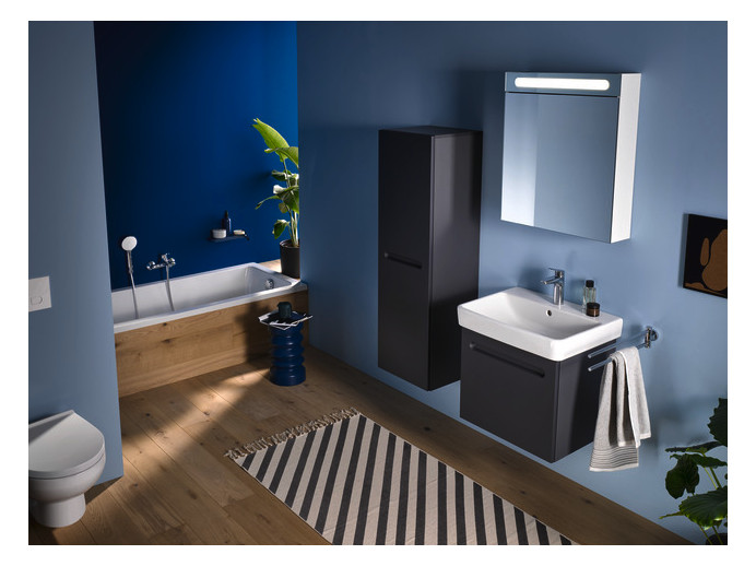 Duravit Wand-WC Set No. 1 mit WC-Sitz, Rimless, weiß