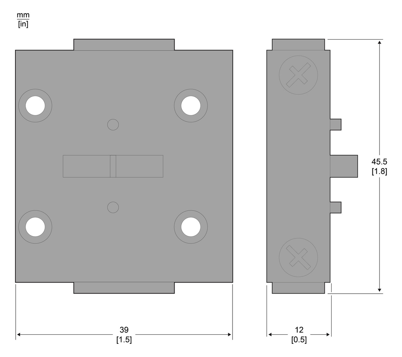 Hilfsschalterblock 1S Seitenanb 20A/AC