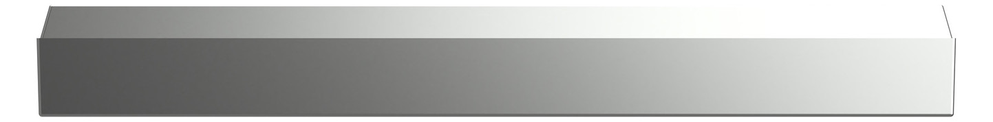 Rahmen 1f edst/alu mt M-Pure Decor Metall edelstahl/aluminium f.GEB-K