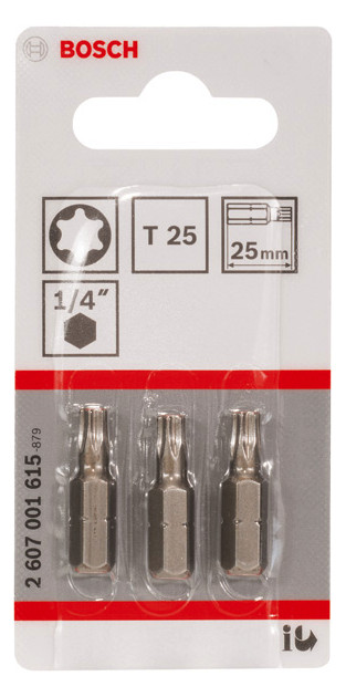 Bit TX25 L=25mm 6,4mm(1/4) 1/4Zoll