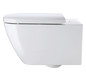 Duravit WC-Sitz Happy D.2 abnehmbar, Scharniere Edelstahl, mit Absenkautomatik, weiß