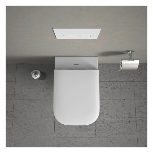Duravit WC-Sitz Happy D.2 abnehmbar, Scharniere Edelstahl, mit Absenkautomatik, weiß