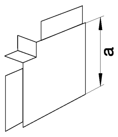 Flachwinkel LF-K HFT 33x20mm Kst unbeh lgr RAL7035