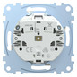 Steckdose 1f polws glz System M UP Klappd IP20