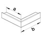 Außeneck LF-K 45x30mm 90° si UT/OT ST f.Funkterh