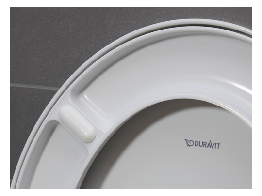 Duravit Wand-WC Set No. 1 mit WC-Sitz, Rimless, weiß