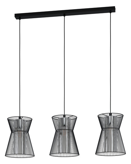 EGLO Hängeleuchte/3 E27 Schwarz/   99634 