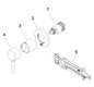 Dornbracht Fertigmontageset UP-Einhandmischer, mit Abdeckplatte d= 78mm, Bronze gebürstet