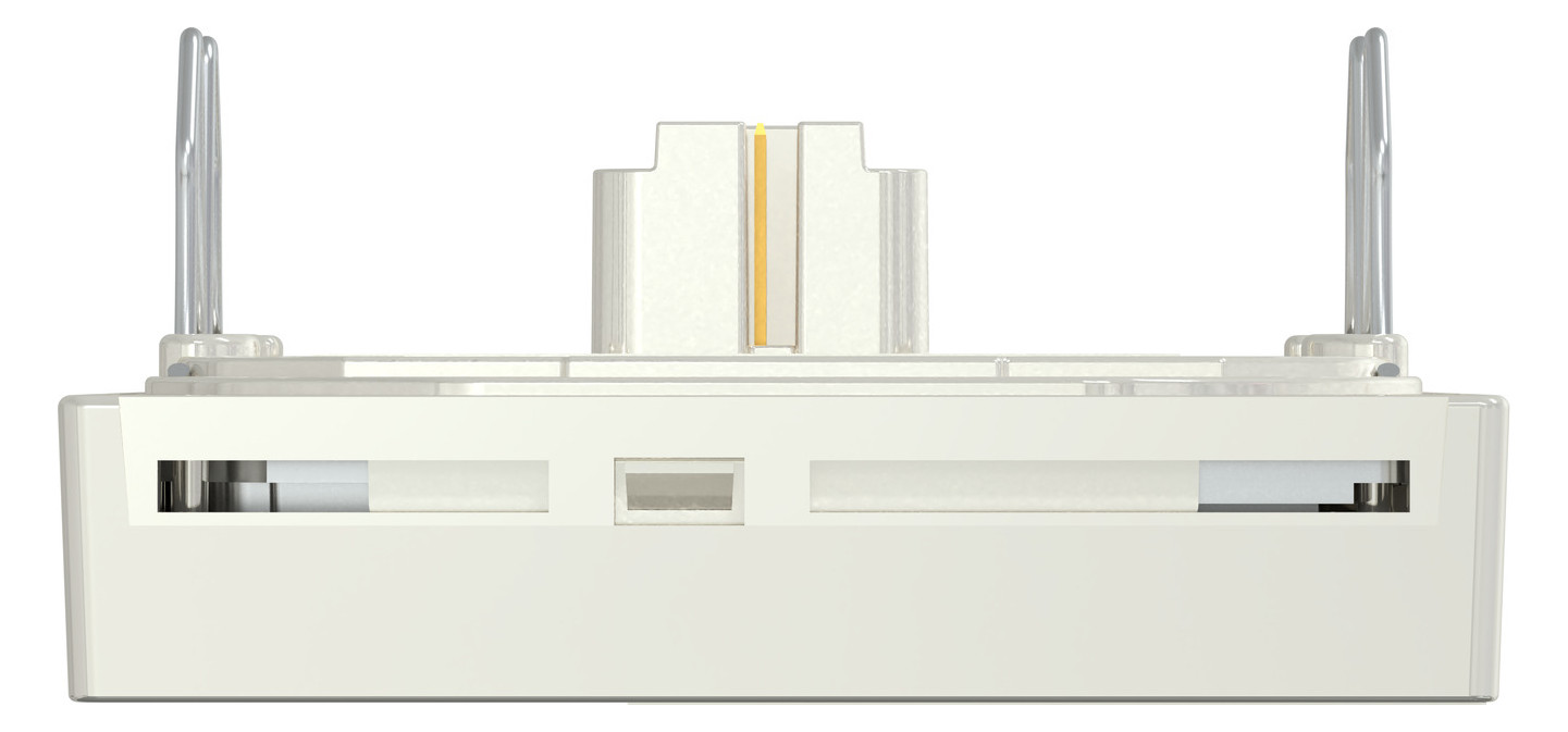 Raumtemperaturregler UP Zigbee alu mt Bedienelement Mit Vor-Ort Bedienung