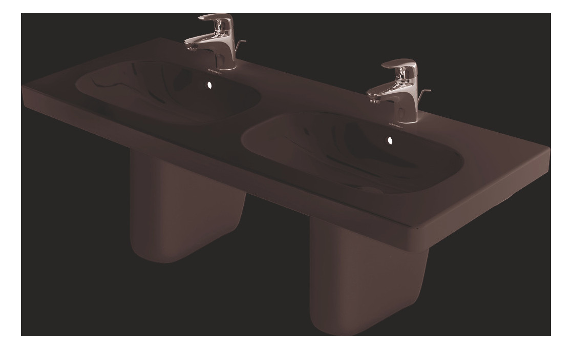 Duravit Halbsäule D-Code 24,5x26,8cm, weiß