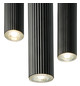 LED-Pendelleuchte 3x5W Vico sw GU10 sym IP20 3LEDs LED austauschbar Ø220mm